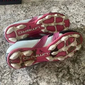 Crampons Foot Umbro Femme – WOS Corisca Engage, Noir/rose, Taille 9.5, Occasion